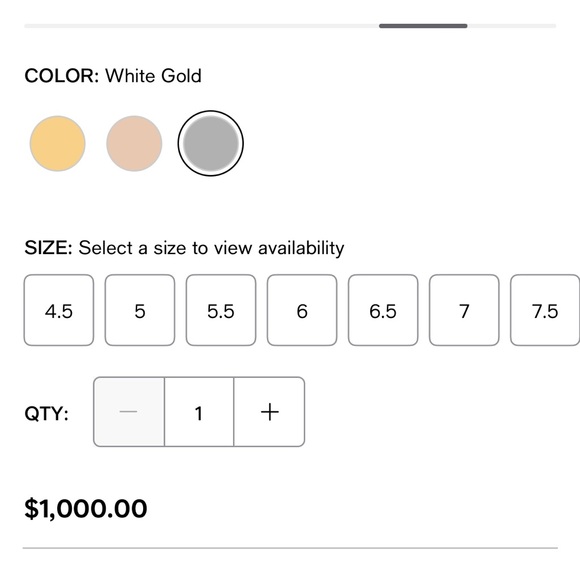 White gold stackable diamond ring/ wedding band - Picture 3 of 7